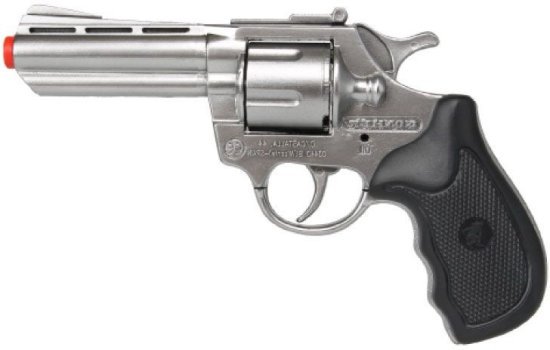 אקדח צעצוע פיקות / קפצונים - אקדח 8 פיקות מבית Gonher