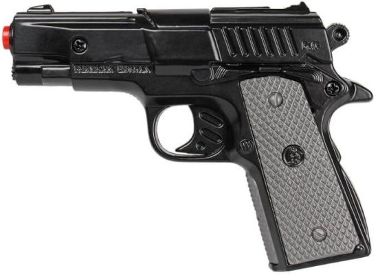 אקדח צעצוע פיקות / קפצונים - אקדח 8 פיקות מבית Gonher