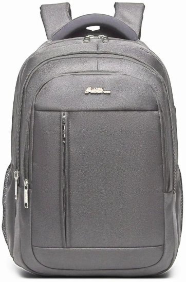 תיק גב למחשב נייד בגודל 15.6 אינץ’ דגם The Optimus Pro מבית Camel Mountain - צבע אפור