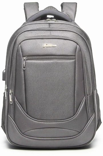 תיק גב למחשב נייד בגודל 15.6 אינץ’ דגם The Xavier Pro מבית Camel Mountain - צבע אפור