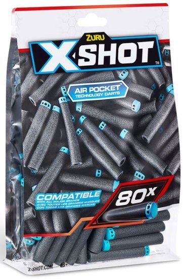 מארז 80 חצים לרובי X-Shot - Excel