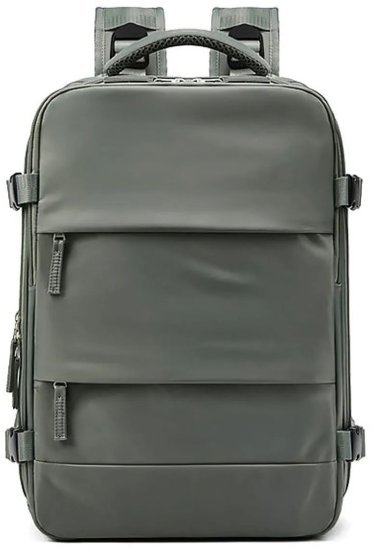 תיק גב למחשב נייד בגודל 16 אינץ’ דגם The RoamPak Quantum מבית Camel Mountain - צבע ירוק צבאי