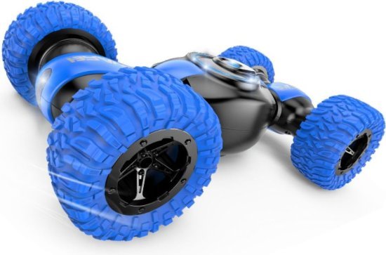 מכונית פעלולים Machina Tech DoubleTwist - כחול