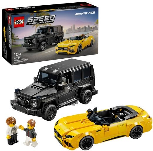 מרצדס Mercedes-AMG G 63 ומרצדס LEGO Speed Champions 76924 Mercedes-AMG SL 63
