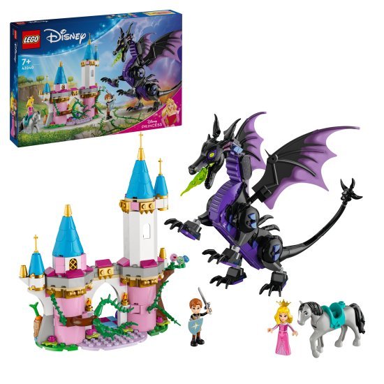צורת הדרקון של מליפיסנט LEGO Disney 43240