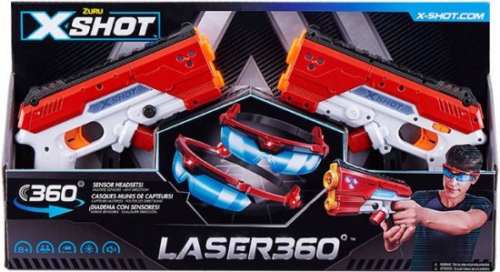 זוג רובי לייזר 360 Zuru X-Shot