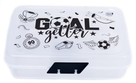 קופסת אוכל מחולקת מבית שמחה זה אנחנו - כדורגל מאוייר