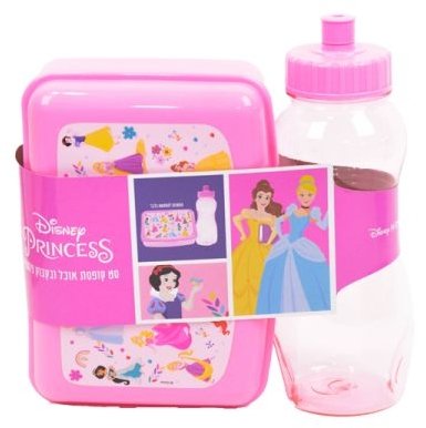 סט קופסת אוכל ובקבוק מבית שמחה זה אנחנו - נסיכות קשת