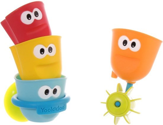 צעצוע אמבט כוסות פעילות וגלגלת מבית Yookidoo