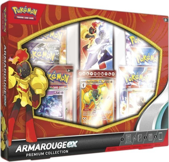מארז קלפי אספנות פוקימון Pokemon TCG: Scarlet & Violet Armarouge EX Premium Collection