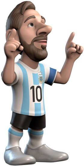 כדורגל נבחרת ארגנטינה - ליונל מסי 12 ס״מ בובת אספנות MINIX