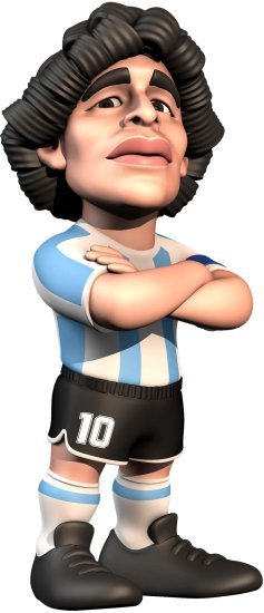 כדורגל נבחרת ארגנטינה - דייגו מראדונה 12 ס״מ בובת אספנות MINIX