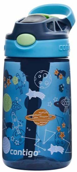 בקבוק שתיה לילדים 420 מ''ל Contigo Gizmo - צבע חלל