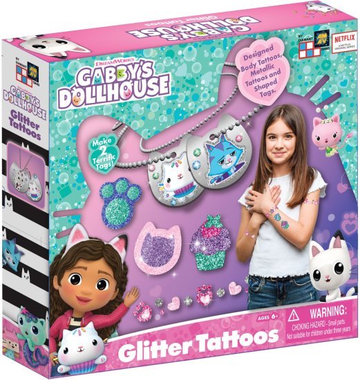 ערכת יצירה קעקועים מנצנצים ושרשראות מבית דיאמנט