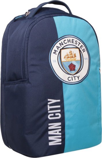 תיק גב לנוער דגם Sport מבית Outdoor - צבע כחול נייבי / תכלת, עיצוב מנצ'סטר סיטי