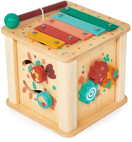 קוביית פעילות מעץ מבית Mentari