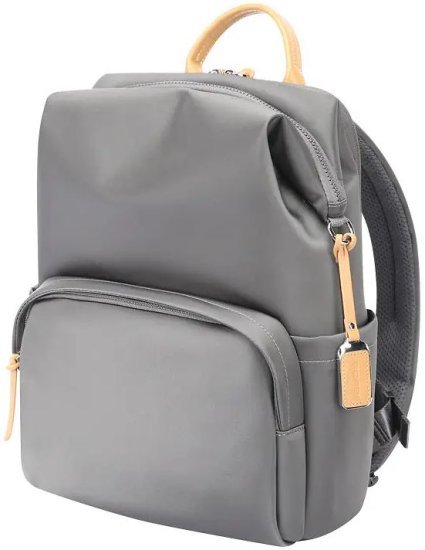 תיק גב למחשב נייד בגודל 14 אינץ’ דגם Eclat מבית Camel Mountain - צבע אפור