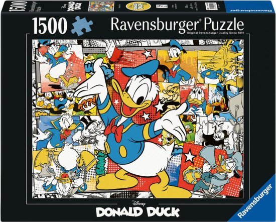פאזל 1500 חלקים מבית Ravensburger - דונלד דאק
