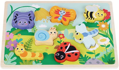 פאזל תלת מימדי 7 חלקים מבית Pit Toys - חרקים וזוחלים