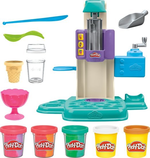 בצק משחק - גלידה אמריקאית Hasbro Play-Doh