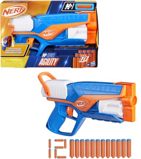 רובה חיצים דגם N Series Agility עם 12 חיצי Hasbro Nerf N1