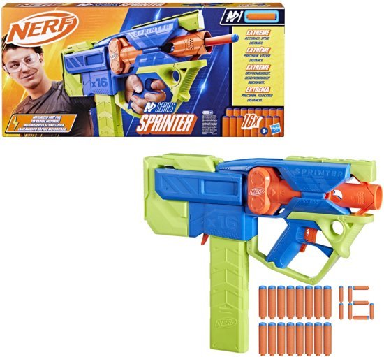 רובה חיצים דגם N Series Sprinter עם 16 חיצי Hasbro Nerf N1