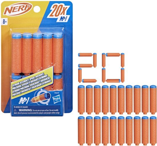20 חיצי N1 למילוי Hasbro Nerf