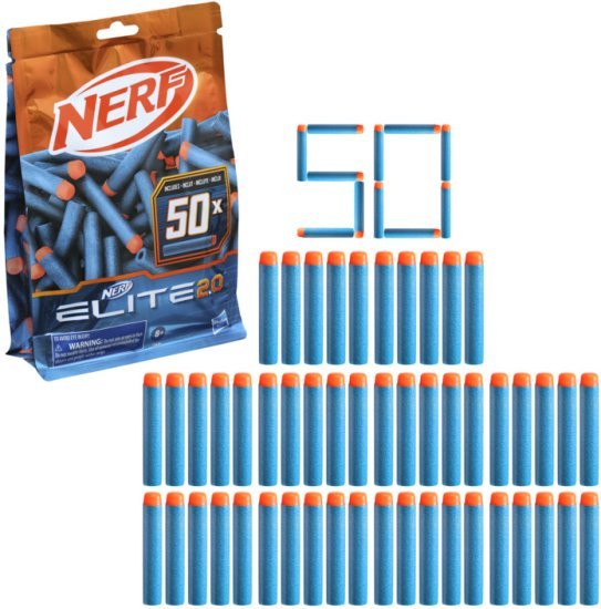 50 חיצי Elite 2.0 למילוי Hasbro Nerf
