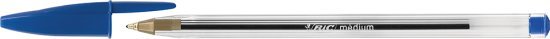 חבילת 50 עטים כדוריים 1.0 מדיום BIC Cristal - כחול