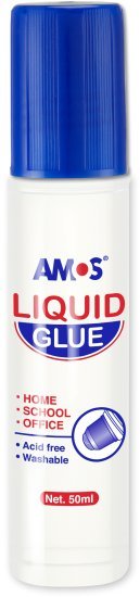 דבק שקוף נוזלי 50 מ''ל מבית AMOS