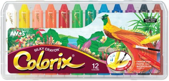 צבעי קולוריקס סט 12 מבית AMOS