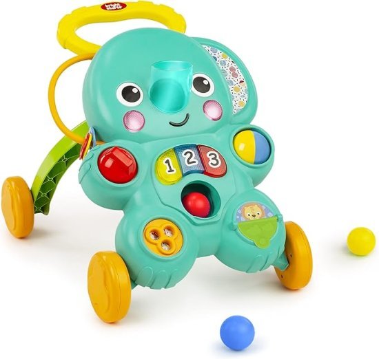 הליכון פיל אינטרקטיבי ומוזיקלי לתינוק Bright Starts