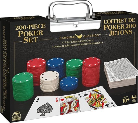 מזוודת פוקר מקצועית 200 ז'יטונים Spin Master