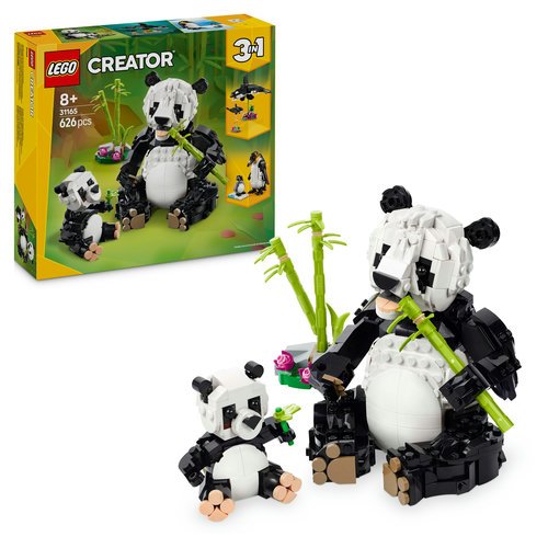חיות בר: משפחת דובי פנדה LEGO Creator 3 in 1 31165