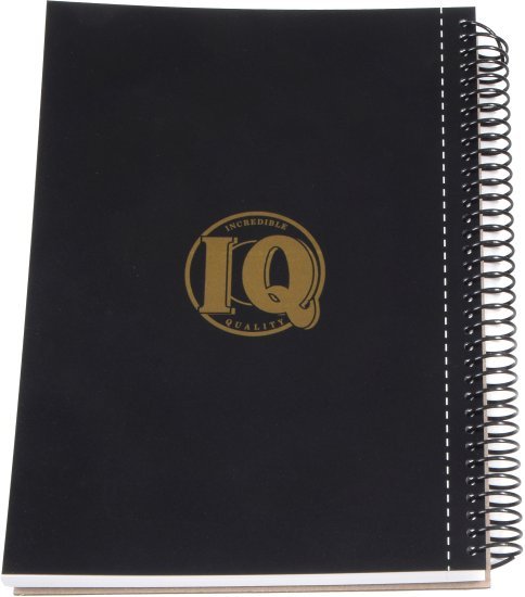 ספר סקיצות A4 כריכה PP ספירלה צדדית מבית IQ - צבע שחור