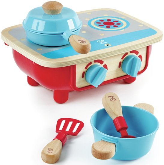 ערכת בישול מעץ מבית Hape