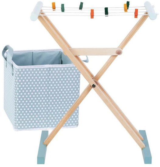 מתקן לתליית כביסה מעץ מבית Pit Toys