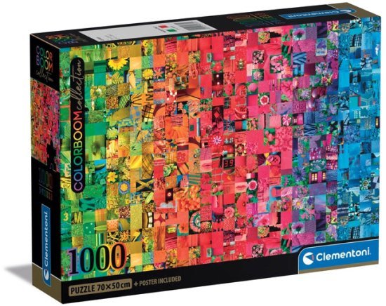 פאזל 1000 חלקים מבית Clementoni - קולאז' קולורבום