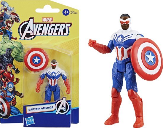 בובת קפטן אמריקה 10 ס''מ סדרת Epic Hero מבית Hasbro Marvel