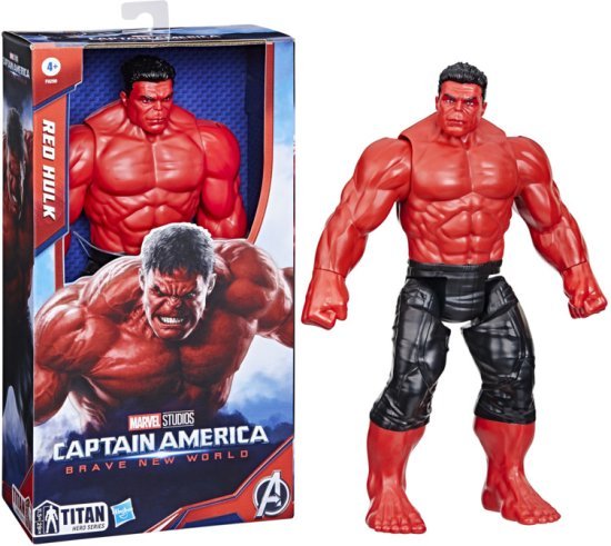 בובת הענק האדום 30 ס''מ סדרת Brave New World Titan Hero Deluxe מבית Hasbro Marvel