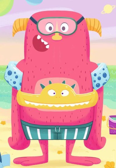 שלישיית פאזלים 3x24 חלקים מבית Ravensburger - מפלצות