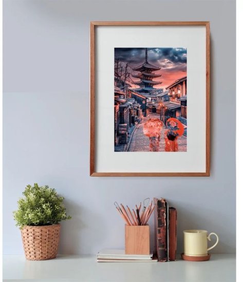 פאזל 500 חלקים מבית Clementoni - שקיעה בקיוטו