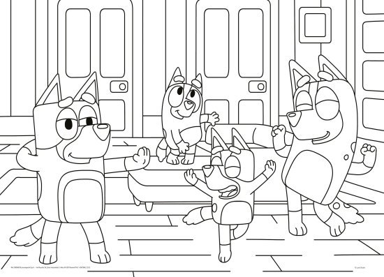 פאזל רצפה 24 חלקים 2 ב-1 מבית Lisciani - בלואי