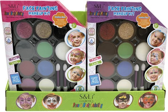 מארז צבעי איפור פנים 8 גוונים מבית S&Li Cosmetics