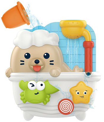 כלב ים באמבטיה מבית Pit Toys