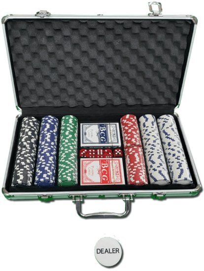 מזוודת פוקר מקצועית 300 ז'יטונים 11.5 גרם Hot Hand