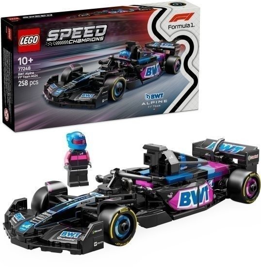 מכונית מרוץ LEGO Speed Champions 77248 BWT Alpine F1 Team A524