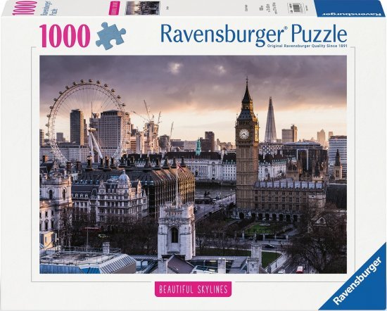 פאזל 1000 חלקים מבית Ravensburger - מראה לונדון