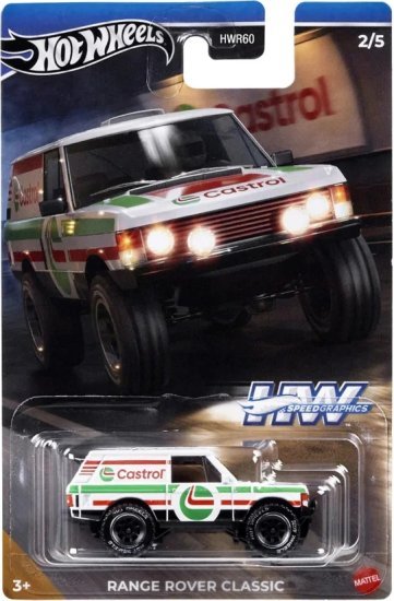 מכונית Hot Wheels Speed Graphics - דגם Range Rover Classic