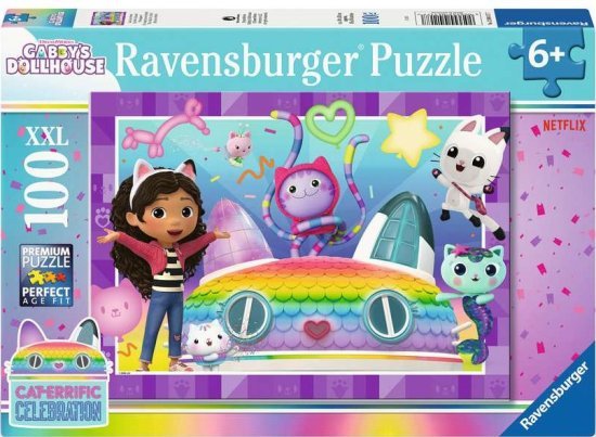 פאזל 100 חלקים XXL מבית Ravensburger - בית הבובות של גבי
